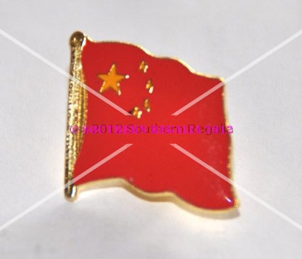 China Flag Enamel Lapel Pin - Click Image to Close
